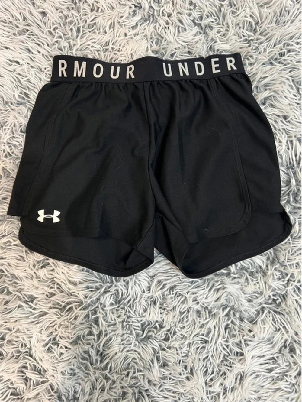 Under Armour HeatGear Black Athletic Running Shorts XS